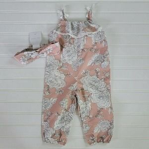 Shabby Chic Floral Romper